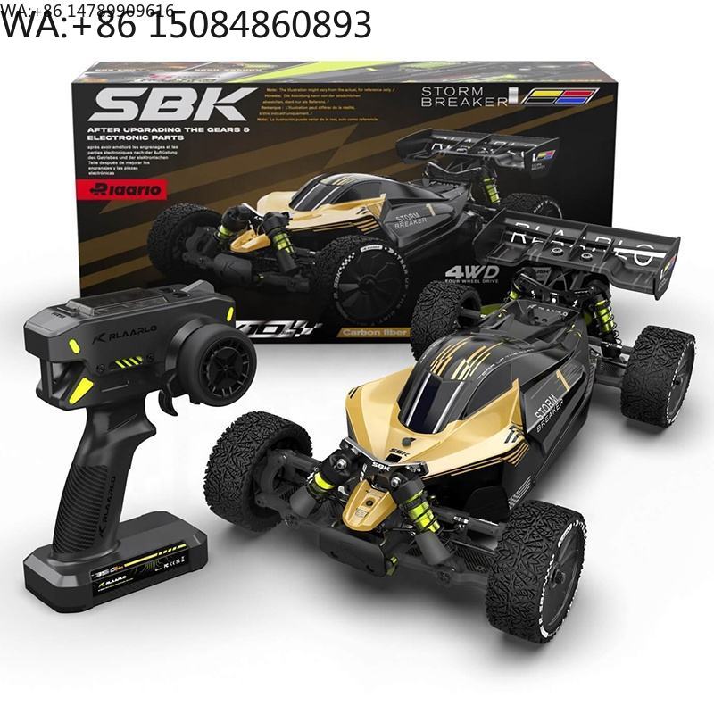 Rc Hobbies - 1/10 ブラシレスカーボンファイバーRCオフロードバギー、80km/h 4WD防水ジャイロ搭載長距離リモートホビーレーシングカーRTR