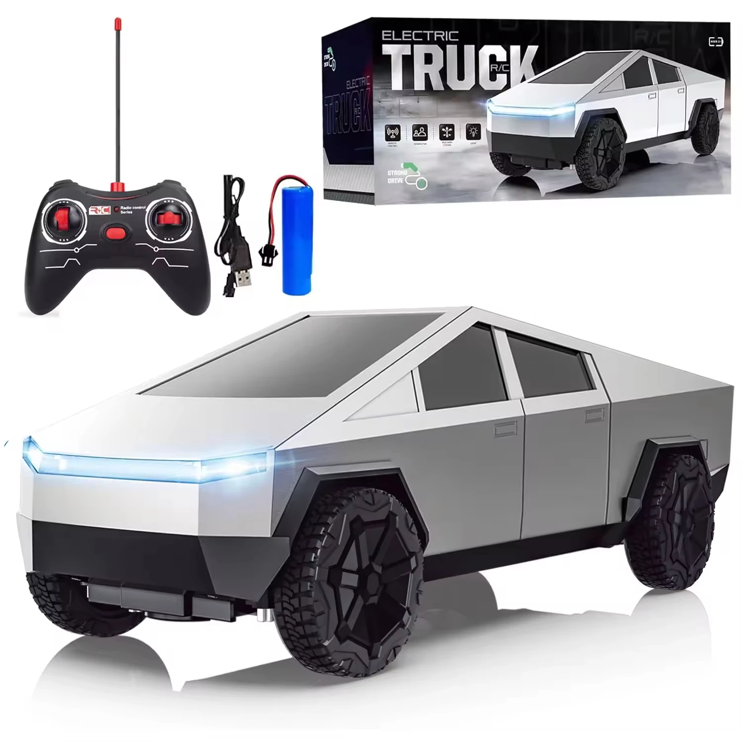 Rc Hobby Nook - 1:24 RC サイバートラック ピックアップ 4WD オフロード