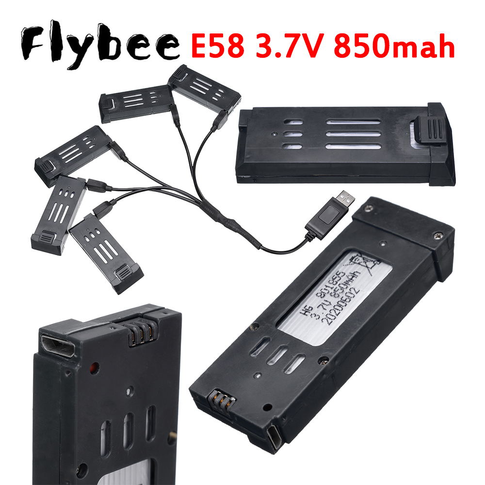 Hobby Rc Quadcopters & Multirotors - 3.7V 850mAh RC ドローンバッテリー E58 E68