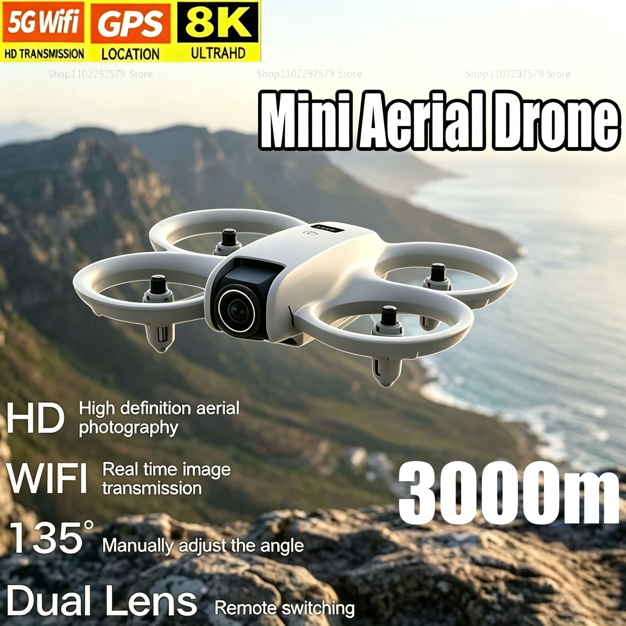 Top Rc Hobby Mini Xcub - 8K HDカメラ搭載ミニドローン FPV折りたたみ式クアッドコプター ブラシレスモーター 障害物回避機能付き RC飛行機