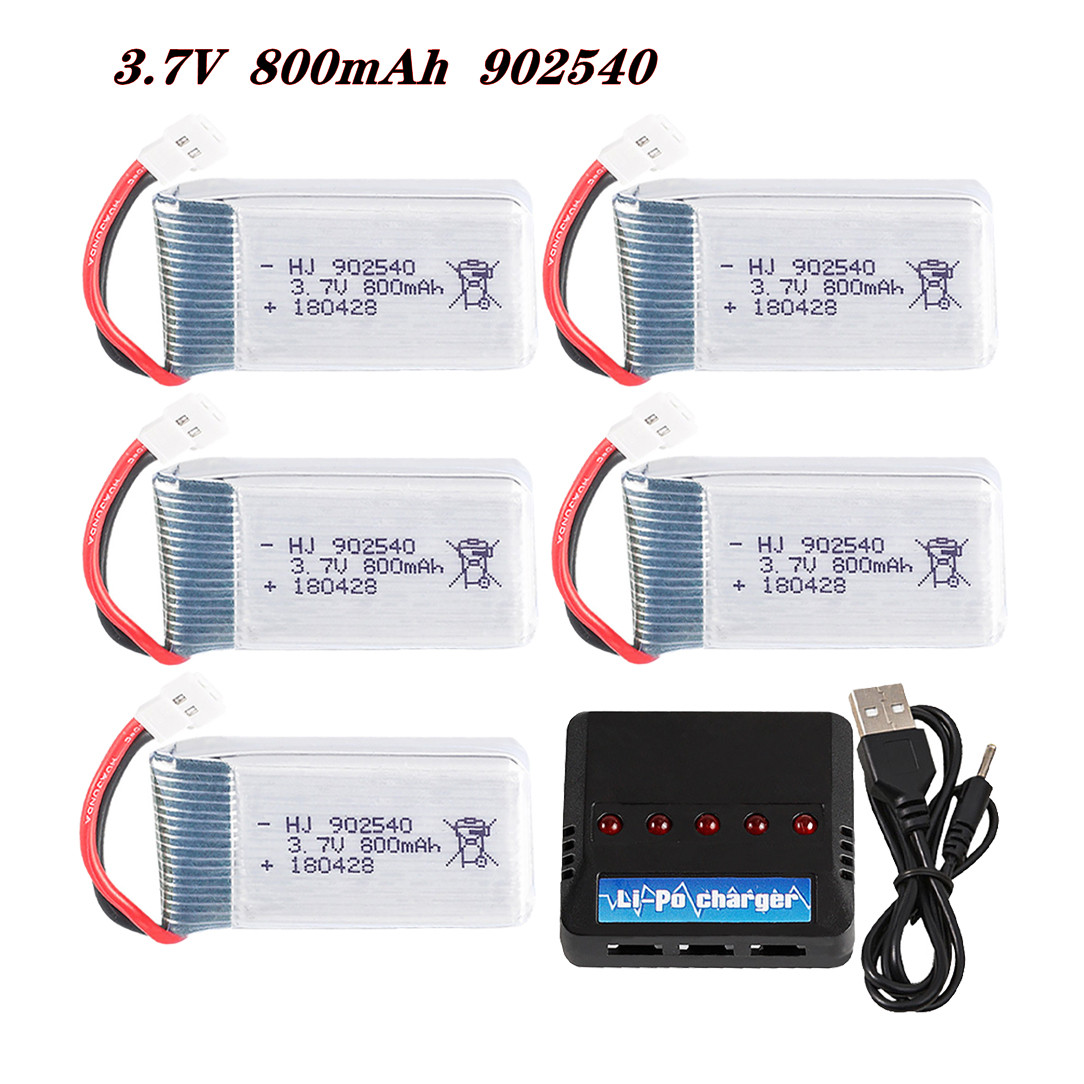 Rc Hobby Parts - 3.7V 800mAh 902540 25C リポバッテリー SYMA