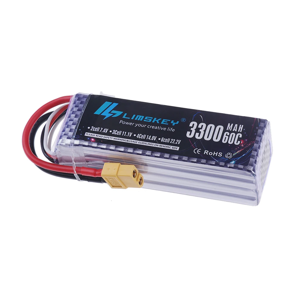 4S LiPo バッテリー 14.8V 3300mAh 60 - Hobby Rc Quadcopters & Multirotors のレビューと価格