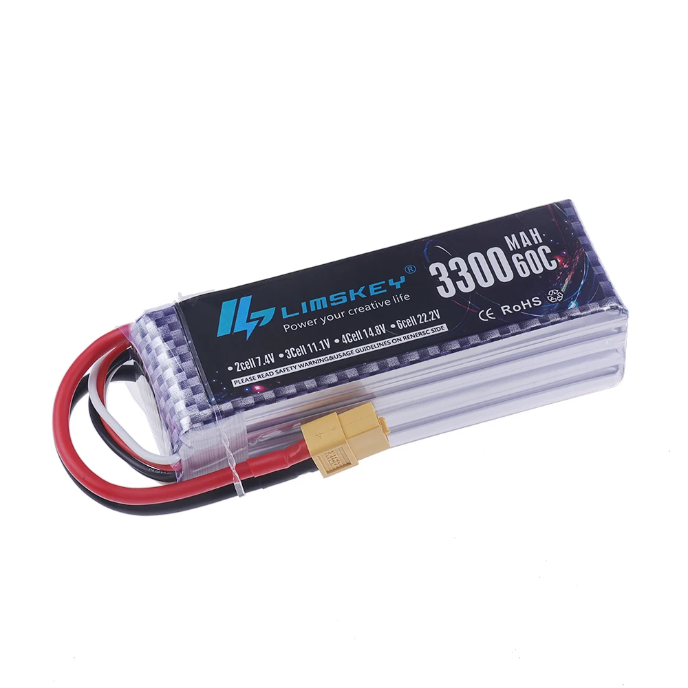 4S LiPo バッテリー 14.8V 3300mAh 60 - Hobby Rc Quadcopters & Multirotors のレビューと価格