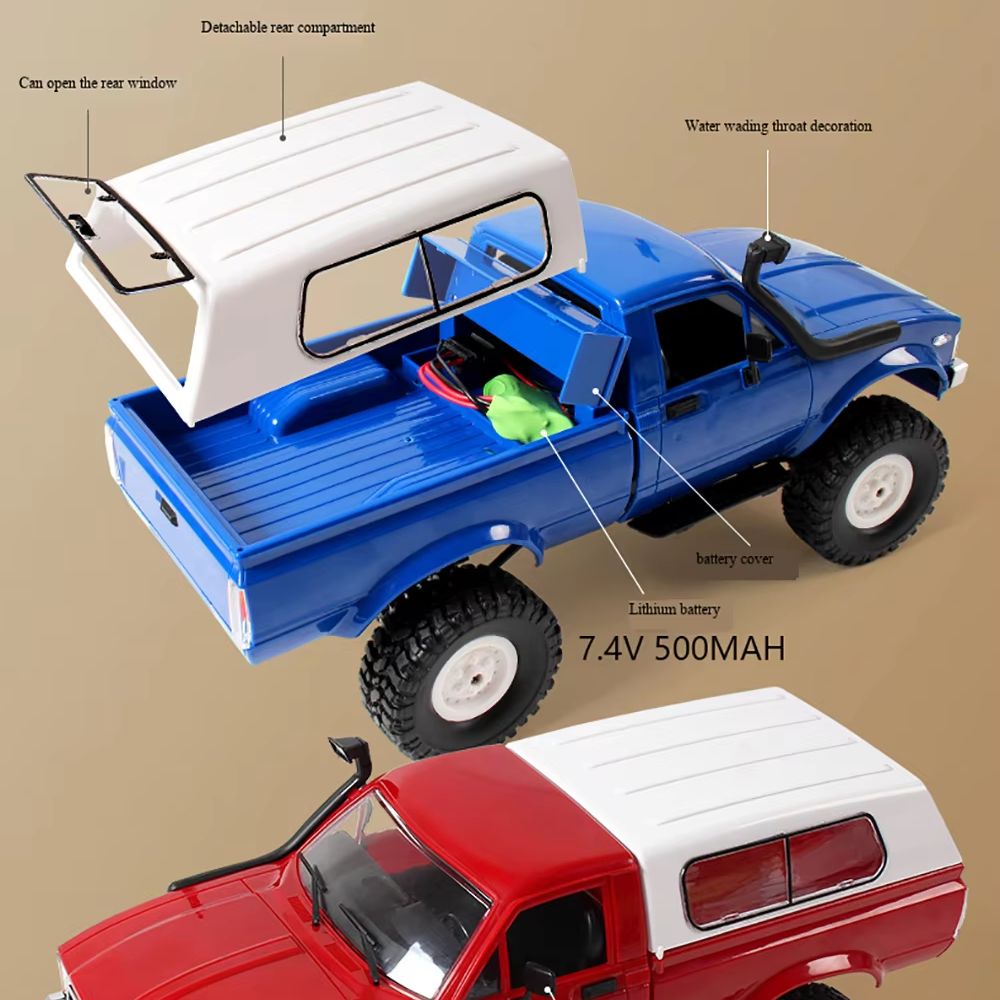 C24 1/16 WPL RCカー 2.4Gリモートコントロ - Rc Hobby Nook のレビューと価格