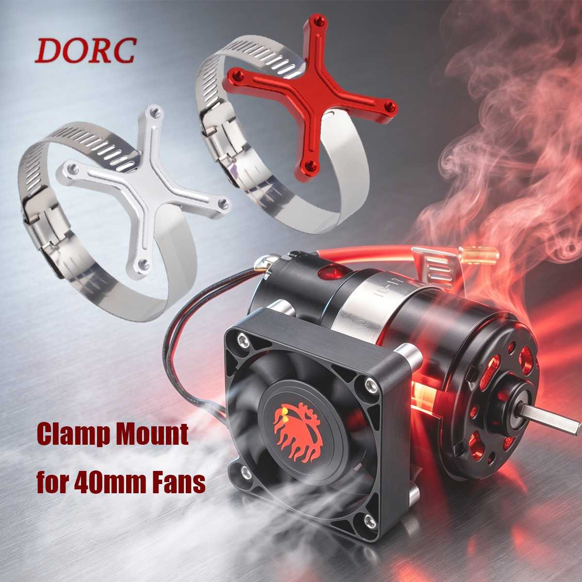 ユニバーサル調整可能なファンマウント 30-49mm 広範囲 - Rc Hobby Parts のレビューと価格