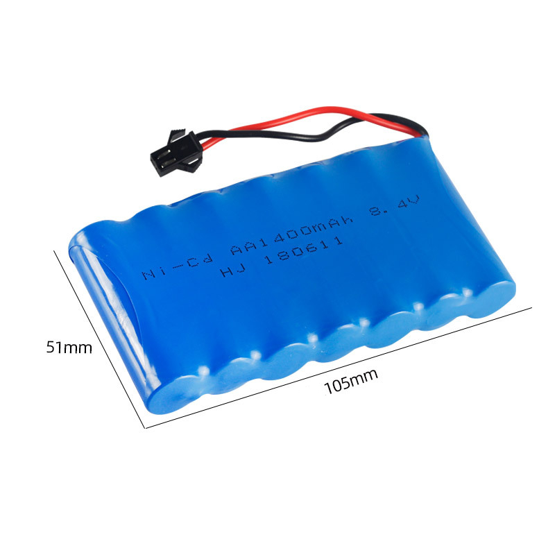 Ni-cd充電式バッテリーパック,8.4v,1400mah, - Rc Hobby Parts のレビューと価格