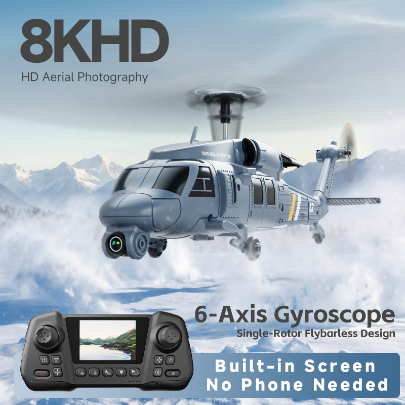 4DRC 新型L2 8K HDカメラ搭載 RCヘリコプター  - Gyroscope Rc Module のレビューと価格