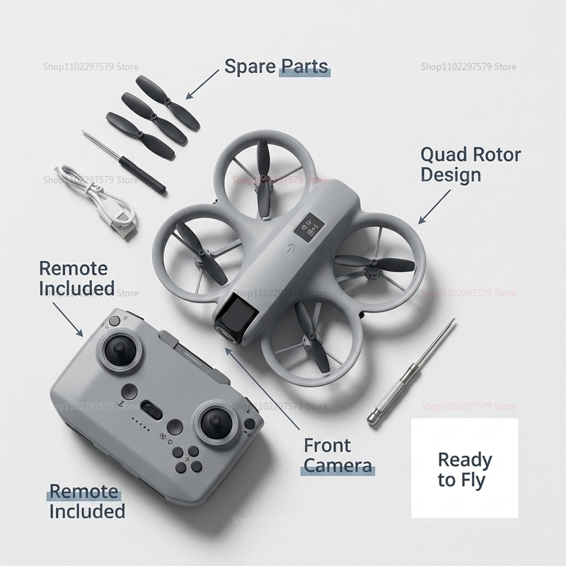 8K HDカメラ搭載ミニドローン FPV折りたたみ式クアッド - Top Rc Hobby Mini Xcub のレビューと価格
