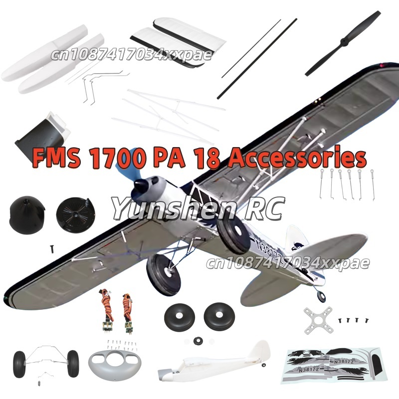 FMS RC 飛行機デカール 1700 ミリメートル PA- - Rc Hobbies のレビューと価格