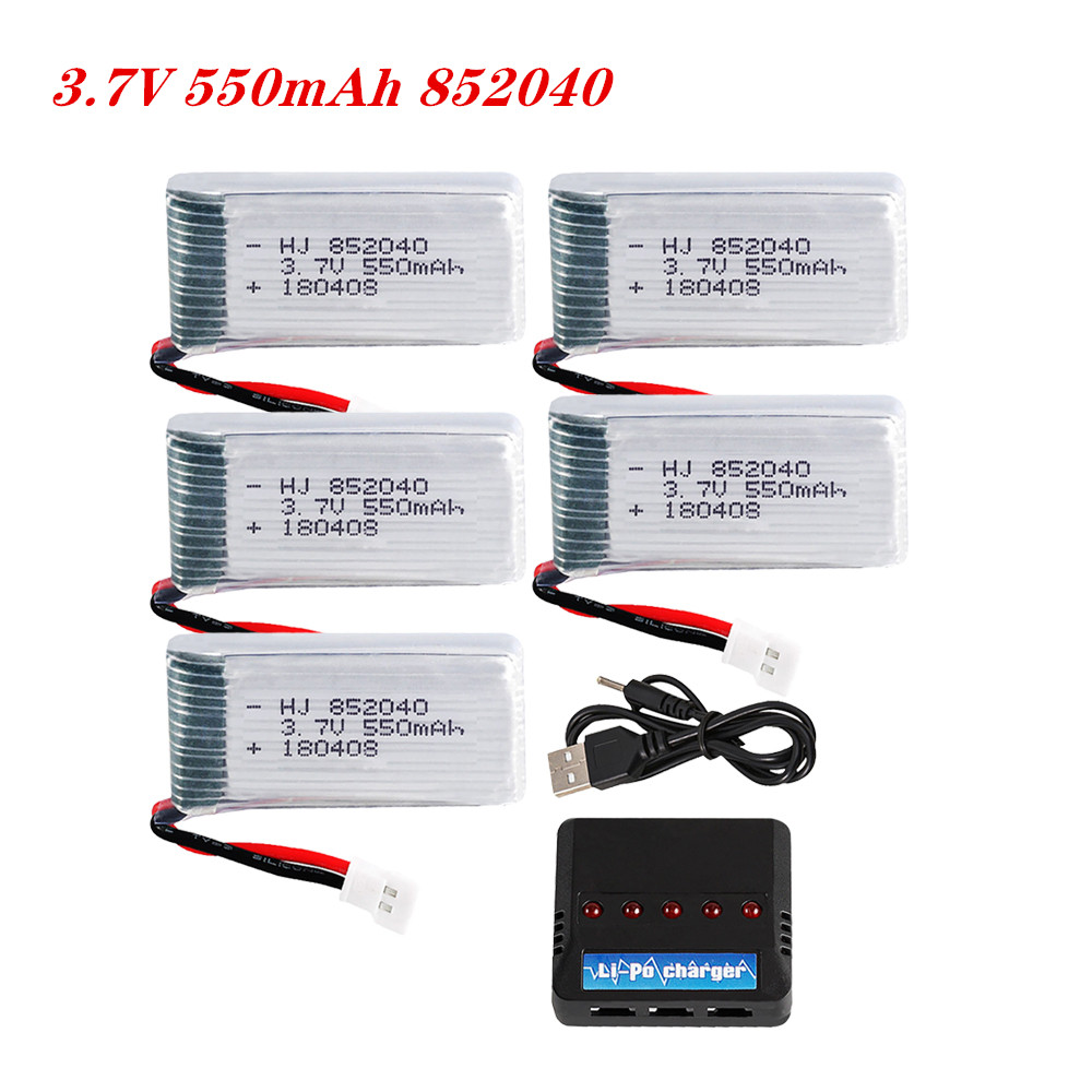 3.7V 550mAh 25C リポバッテリー 852040 - Hobby Rc Quadcopters & Multirotors のレビューと価格