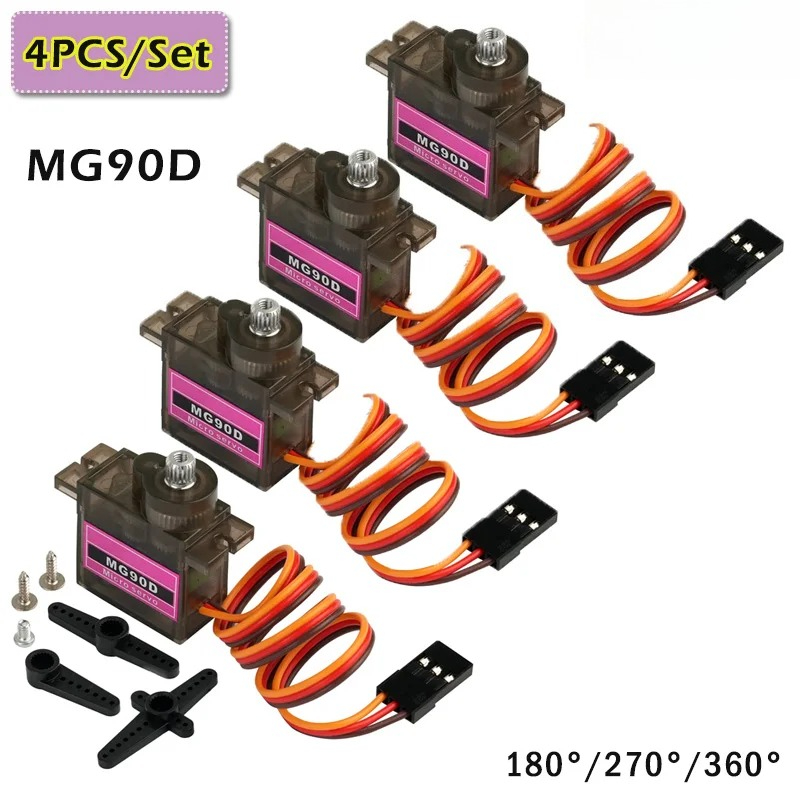 4CPS/セット 9 グラム MG90D マイクロデジタルサ - Servo Metal Gear のレビューと価格