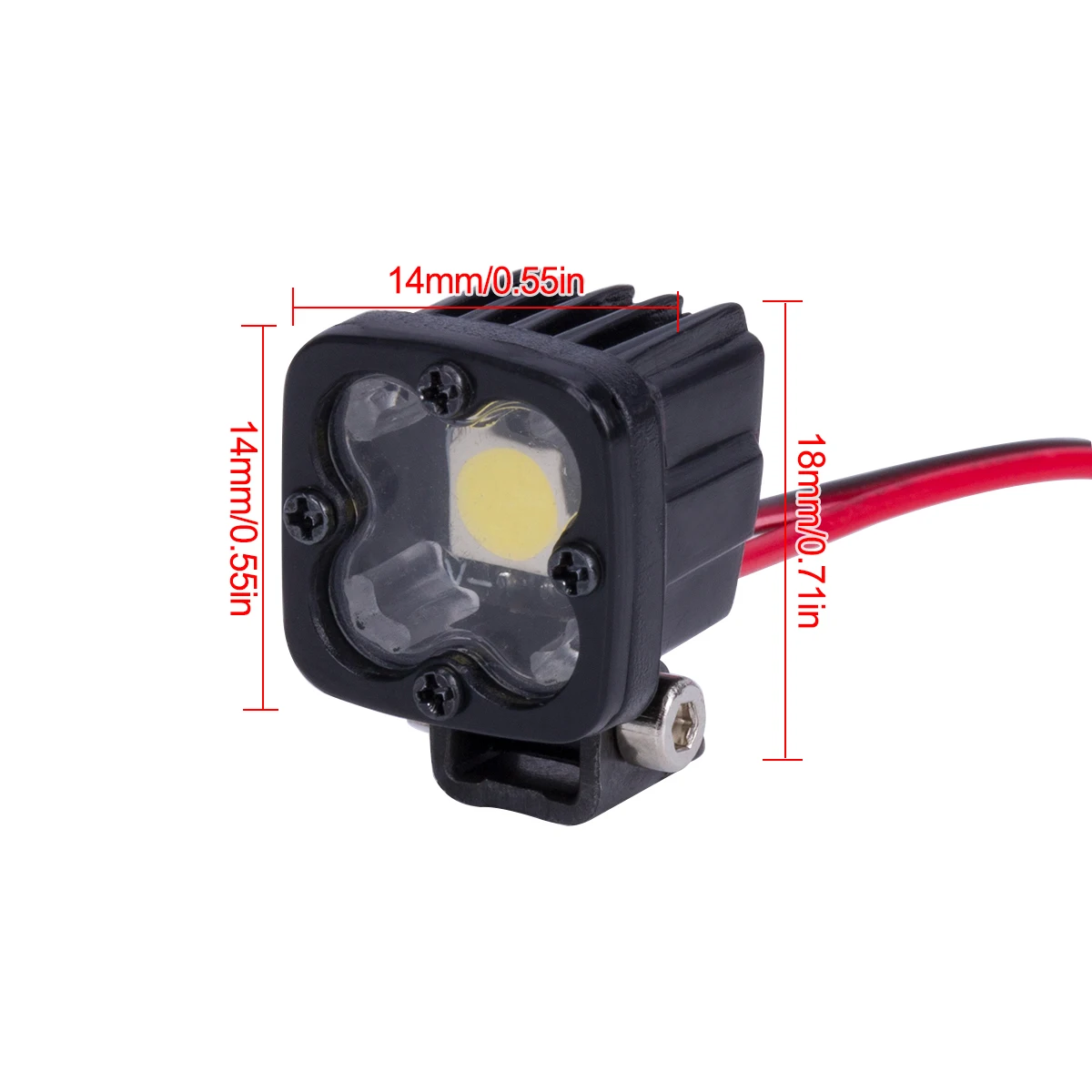 RC カースクエア高輝度 LED トップライトヘッドライトス - Rc Hobby Nook のレビューと価格
