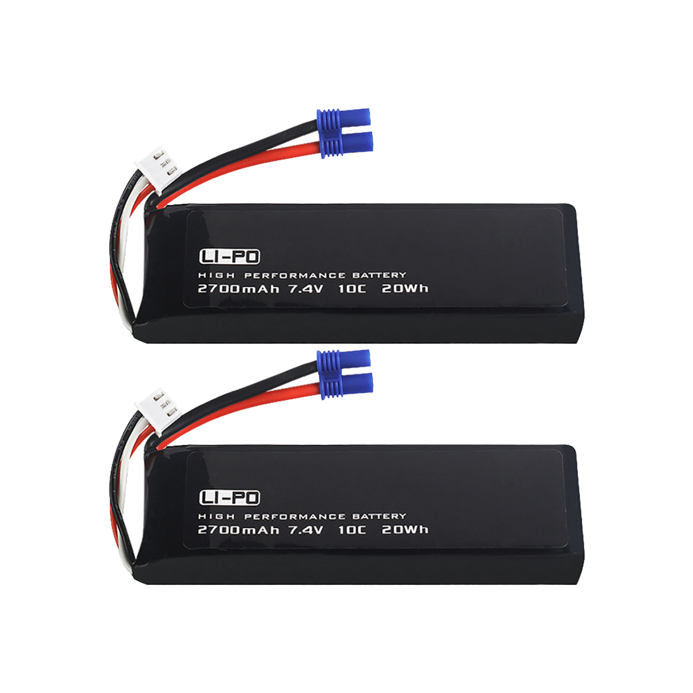 7.4V 2700mAh 10C オリジナルバッテリー Hu - Rc Hobby Parts のレビューと価格