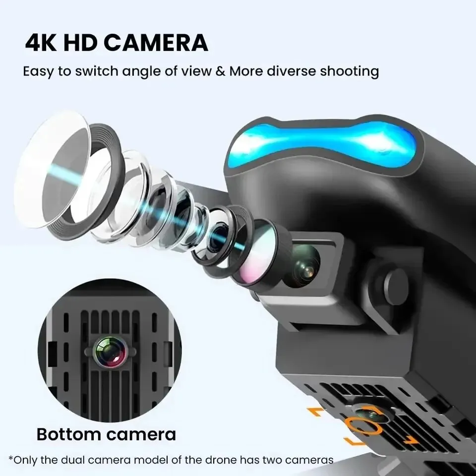 プロフェッショナルミニドローン E99 HD 4k カメラ折 - Top Rc Hobby Mini Xcub のレビューと価格