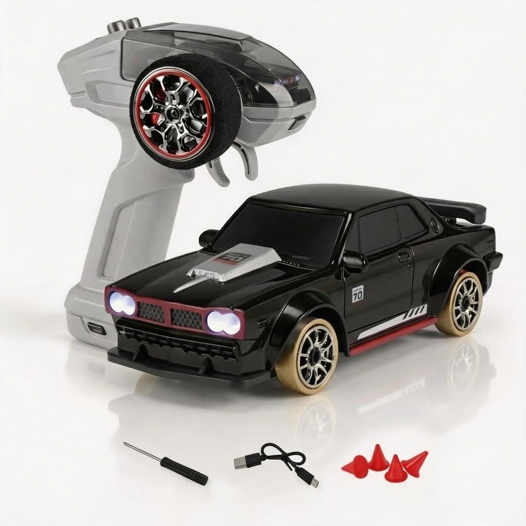 1:64スケール 4WD RCドリフトカー、銅製タイヤ、ES - Gyroscope Rc Module のレビューと価格